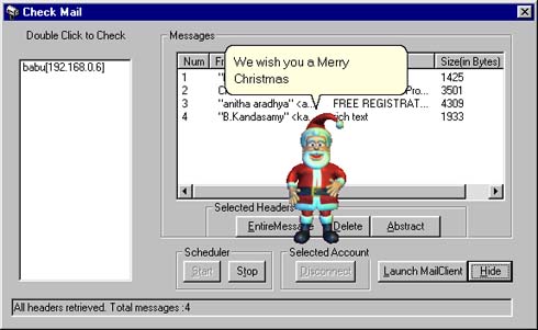 MailAssistant (Christmas Edition) - Santa reads emails and sings a christmas song